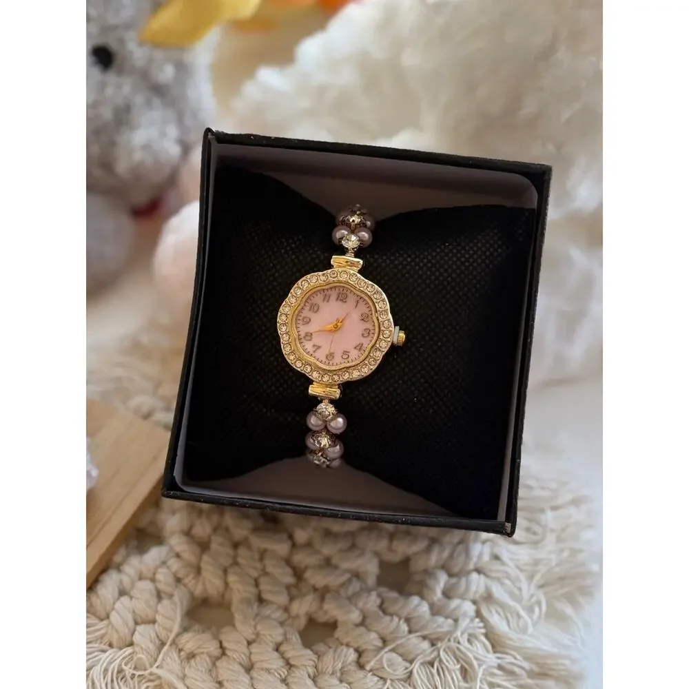 Brand new Elegant Crystal Bracelet Watch - 3 Tones